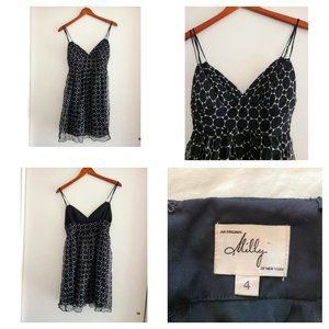 Milly of New York Silk Babydoll Dress